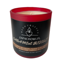 Duża Świeczka sojowa zapachowa - Caramel Biscuit (260ml)